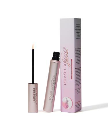 une pause poudree A Powdery Break - 5ml Eyelash & Eyebrow Growth Serum with Powerful Natural Active Ingredients Visible Results in 28 Days Enhances Volume & Eyes Ideal for Sensitive Eyes Oil and Hormone Free
