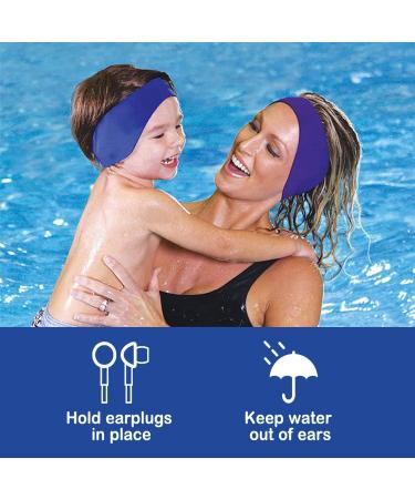 Bukycat 2-Piece Swimming Ear Protection Headband for Adults | Neoprene Elastic Hair Band for Men & Women - Buy Online on GoSupps.com