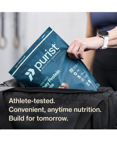 PURIST REP Whey Protein Powder Premium Milk Chocolate Grassfed Isolate Workout Recovery Keto Friendly Clean Nutrition Meal Replacement Promotes Lean Muscle Sugar and Gluten-Free Women Men 2 Lb - Buy Online on GoSupps.com
