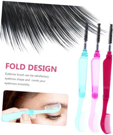 Didiseaon 18 Pcs Collapsible Eyelash Comb & Brush Set - Perfect Eyelash Separator & Makeup Grooming Tool for Flawless Eyes - Buy Online on GoSupps.com