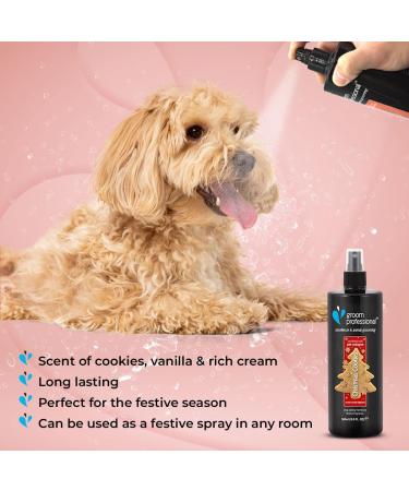 GROOM PROFESSIONAL Christmas Cookies Dog Cologne Spray - Dog Perfume Spray - Dog Spray for Smelly Dogs - Irresistible Scent of Cookies Vanilla & Rich Cream - Long-Lasting Scent 500ml 500 ml (Pack of 1) - Buy Online on GoSupps.com