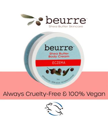 Shea Butter Eczema Body Cream | Hydrating Vegan Skin Care for Eczema & Psoriasis | Chamomile & Calendula Infused - Buy Online on GoSupps.com