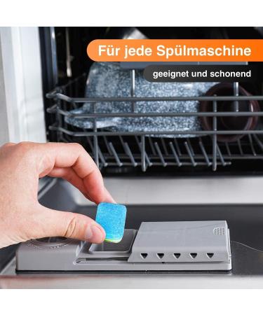 Redfox24 Dishwasher Cleaner Tabs - 7 Functions - 3.6 kg Citrus - Efficient Dishwasher Flush - International Shipping Available - Buy Online on GoSupps.com