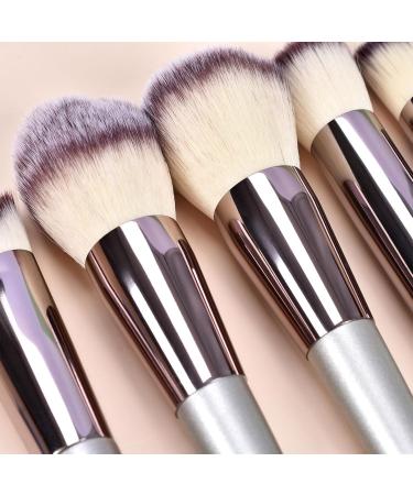 18 Pieces Cosmetic Brush Set Professional Makeup Powder Applicator for Eyeshadow Blush Eyelashes Eyebrows Foundation Powder Brushes Set - Buy Online on GoSupps.com