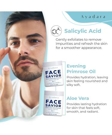 Ayadara Acne Facial Moisturizer 2 fl oz Advanced Oil Control Face Moisturizer for Oily Skin Hydrating Acne Cream & Anti Acne Moisturizer for Face Powerful Skin Care Regimen for Men & Women - Buy Online on GoSupps.com