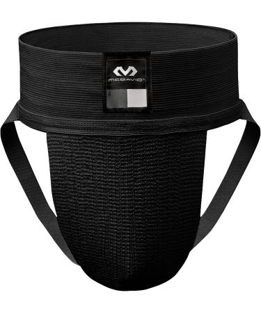 McDavid Jockstrap Athletic Supporter 2 Pack - Large Black | Stretch Mesh Pouch for Men - Buy Online on GoSupps.com