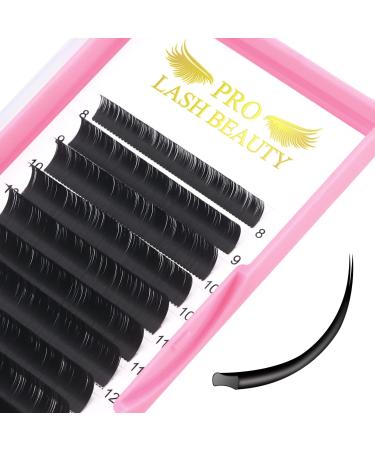 Flat lashes 0.15 0.20 Ellipse Flat Lashes C CC D DD Curl Flat Lash Extensions Matt black eyelash extension 8-15 Mix (C-0.20 10 mm)