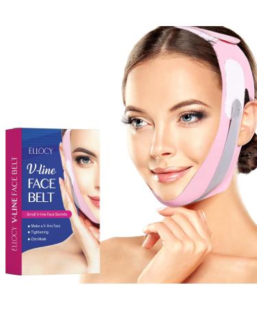 ELLOCY V Line Face Toning Belt for Face Wrinkle Mask Reusable Facial Strap Stimulate Sagging Face