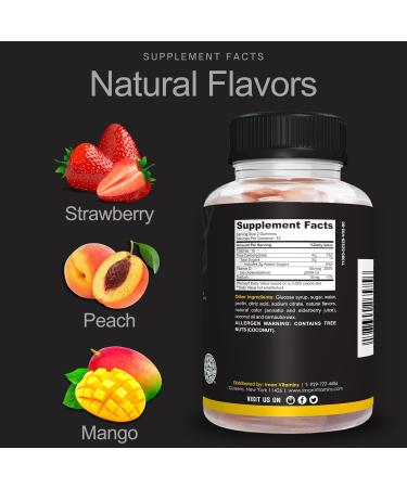Iman Vitamins Halal Vitamin D3 Gummies for Adult Men and Women | 1000IU - 2000IU | Supports Bone Immunity and Heart Health | Vegetarian Non-GMO Gluten-Free | 45-90 Servings - Buy Online on GoSupps.com
