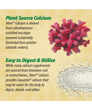Buy Nature's Way Alive! Calcium Bone Formula 1300 mg - 120 Tablets for Strong Bones - Buy Online on GoSupps.com