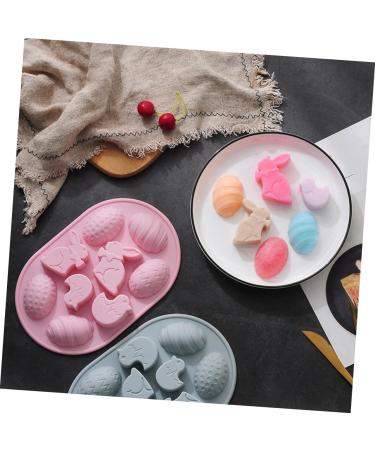 Zerodeko 2pcs Silicone Cake Mold Resin Silicone Molds 3D Chocolate Silicone Easter Silicone Baking Molds Soap - Buy Online on GoSupps.com