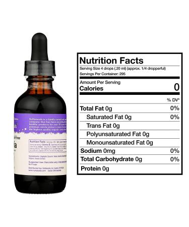 NuNaturals Alcohol Free NuStevia Vanilla - 2 fl oz | Natural Sweetener - Buy Online on GoSupps.com