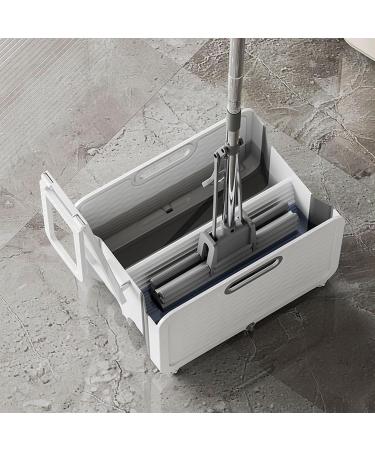 Foldable Bucket with Wheels Portable Bucket Space-saving Floor Cleaning Solution for Home and Office - Buy Online on GoSupps.com