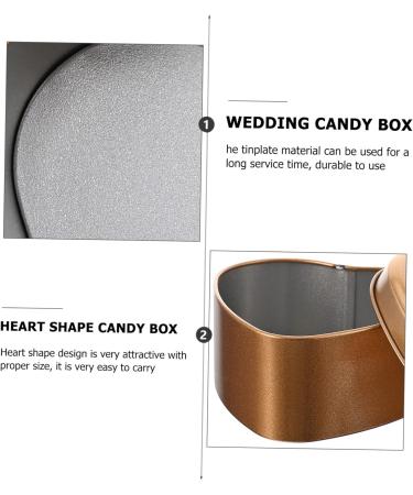 OUNONA Boxes Wedding Candy Tin Box Jewelry Tray Holiday Candy Tins Tinplate Candy Cans Accessories Child - Buy Online on GoSupps.com
