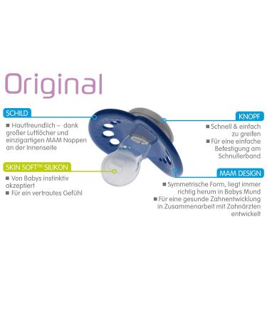 Buy MAM Football Schnuller Set of 2 | FC Schalke Baby Pacifiers | Tooth-Friendly Skinsoft Silicone 6-16 Months - Buy Online on GoSupps.com