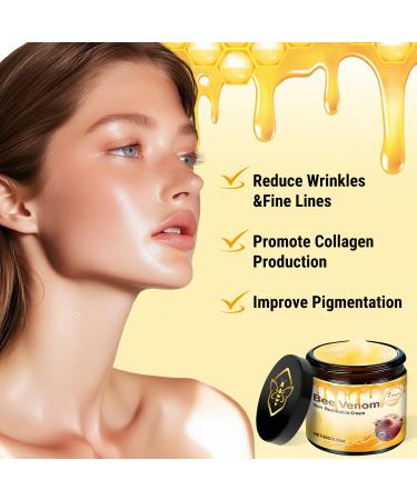 2 PCS Bee Venom Skin Restoration Cream Bee Venom Skin Treatment Cream Firms and Rejuvenates Quickly Smoothing Out Wrinkles and Fine Lines - Buy Online on GoSupps.com