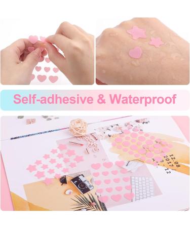 Pink Hydrocolloid Pimple Patches - 144 Count Acne Spot Treatment Stickers for Face & Body - Blemish Cover Skin Care - 3 Styles - Pack of 1 - Buy Online on GoSupps.com