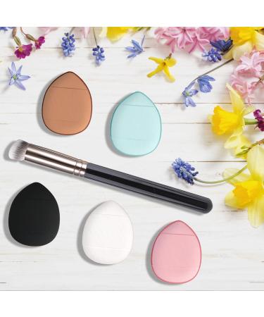 Concealer Brush & Mini Makeup Puff Set - 6 Essential Beauty Tools for Flawless Eye Cream & Concealer Application - Covers Blemishes & Dark Circles - Buy Online on GoSupps.com