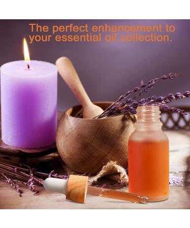 Yalbdopo 10Pcs 10ml Frosted Clear Glass Bottles with Dropper Pipettes Mini Empty Dropper Bottles Wood Grain Plastic Cap Refillable Sample Container for Essential Massage oils/Chemical Liquid - Buy Online on GoSupps.com