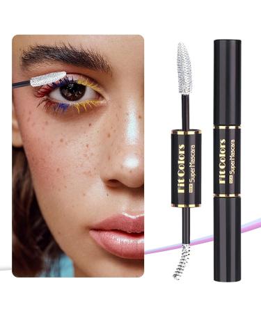 Lashes Mascara Double-Ended Color Waterproof Curling White Eyebrow 3in1 Wax - One Size - Buy Online on GoSupps.com