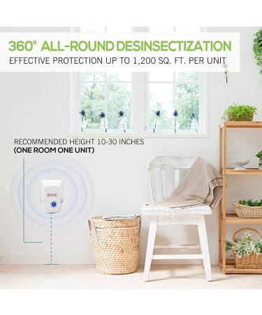 6-Pack Ultrasonic Pest Repeller: Plug-in Mouse, Mice, Mosquito, Spider, Ant, Cockroach, Rodent Repellent - Indoor Pest Defense - Buy Online on GoSupps.com
