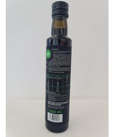 Buy Canah Natural Hemp Seed Oil 250ml - Bio Cold-Pressed Raw Vegan Omega-3 & Omega-6 Rich Kosher Certified for Healthy Cholesterol - Buy Online on GoSupps.com