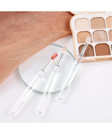 3Pcs White Silicone Lip Brushes Set - Perfect for Eyebrows & Lip Makeup | Cosmetic Applicator for Home Beauty - Buy Online on GoSupps.com