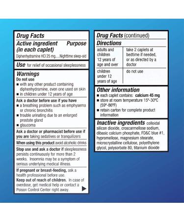 Quality Choice Rest Simply Nighttime Sleep Aid Caplets 100 Ct - Pack of 3 - Buy Online on GoSupps.com