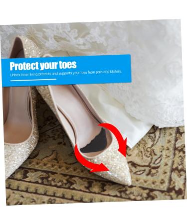 Hemoton 18 Pairs Half Size Padded Toe Plug Inserts - Forefoot Cushion Pads for Toe Pain Relief | High Elastic Sponge Shoe Filler for Men & Women - Buy Online on GoSupps.com