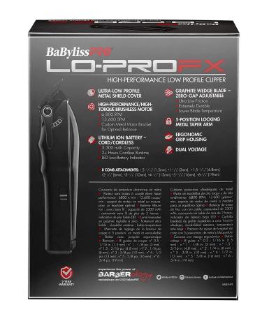BaBylissPRO LoPROFX Trimmer and Clipper Set | Professional Hair Styling Tools - Buy Online on GoSupps.com