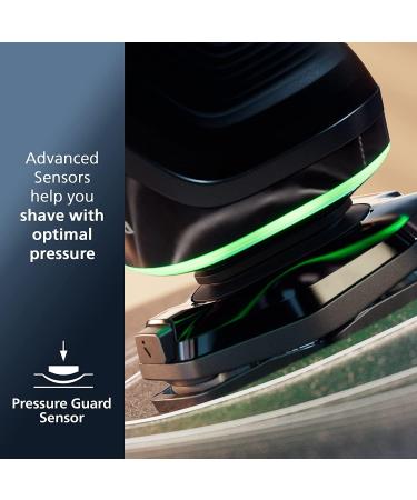 Philips Electric Shaver Series 9000 Wet & Dry with Pressure Guard Sensor & Dual SteelPrecision Blades Ink Black AMZ Exclusive S9986/58 - Buy Online on GoSupps.com