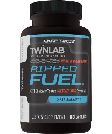 Twinlab Ripped Fuel Extreme - Energy Supplement to Support Weight Management & Muscle Health - 60 Capsules 1