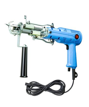 Tufting Gun Upgrade Rug Making Kit Rug Gun 2 in 1 Cut Pile Rug Pile Tufting Machine Starter Kit Electric Handheld Carpet Gun 100-240V