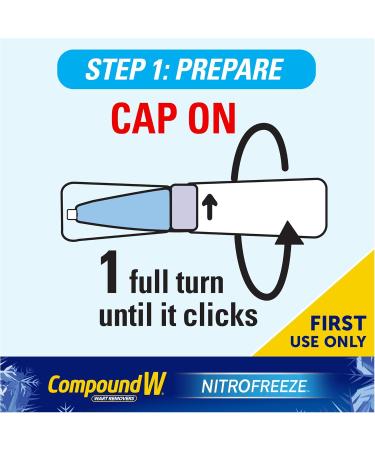 Compound W Nitrofreeze Wart Remover System - 1 Count - For Treatment & Common/Plantar Wart Removal - Buy Online on GoSupps.com
