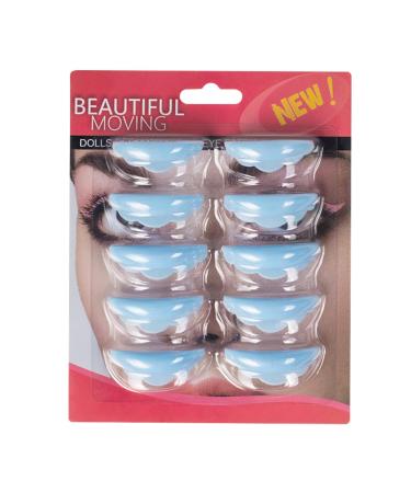 lyanny Silicone Eyelash Pads | 5 Pairs Lower Pads for Lash Lifting | Reusable Skin-Friendly Lash Lift Supplies for Creating Naturally Curled Eyelashes