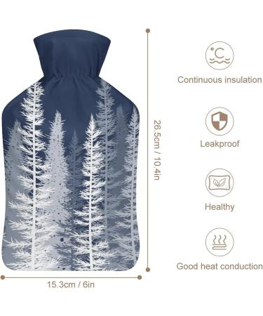 Hot Water Bottle with Lid - Christmas Tree Design | Pain Relief & Cramps | Foot Warmer | Hot & Cold Therapy - Buy Online on GoSupps.com