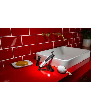 Remington WETech Body Grooming Kit - XL Dual-Sided Trimmer 3-Length Comb 10% Larger Blades Ergonomic Handle for Easy Trimming - Shop Internationally - Buy Online on GoSupps.com