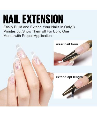 TOMICCA 5 in 1 Builder Nail Gel - Clear 15ML | Strengthening & Repair Gel for Hard Nails Tips & Extensions - Nail Art Decoration - Buy Online on GoSupps.com