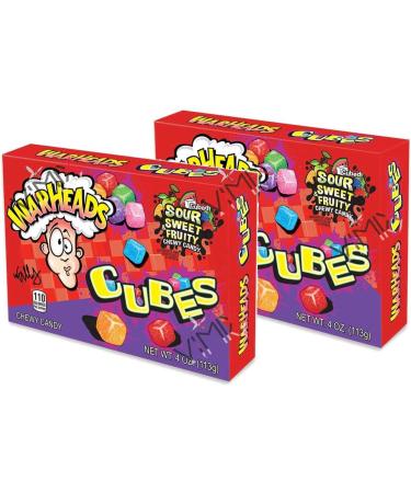  Warheads WARHEADS Sour Chewy Cubes 2 x 4oz - Buy Online on GoSupps.com