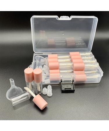 3.5ML Mini Pink Lip Gloss Tubes Empty - DIY Lip Gloss Making Kit (20pcs) - Refillable Containers Set for Girls - Buy Online on GoSupps.com
