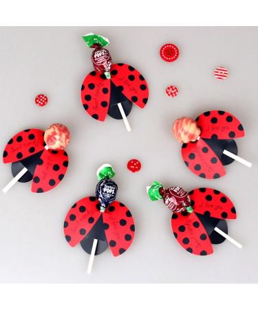  Inzopo Inzopo Lecca Tag Lollipop Bees Beetle Butterfly Party Decoration Party Tag for Children 50 Pieces coleottero coleottero coleottero - Buy Online on GoSupps.com