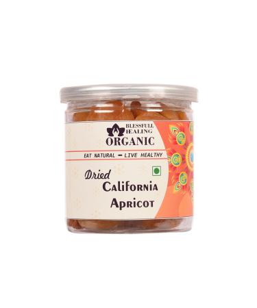 Blessfull Healing Organic Dried California Apricot 300 Gram Airtight Container (Packing May Vary)