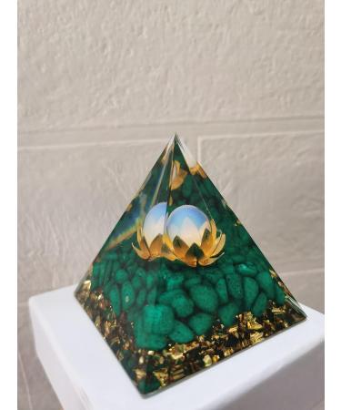 6CM Pyramid Orgon Crystal Energy Tower - Natural Reiki Chakra Stone for Courage, Healing, Protection & Meditation - Buy Online on GoSupps.com