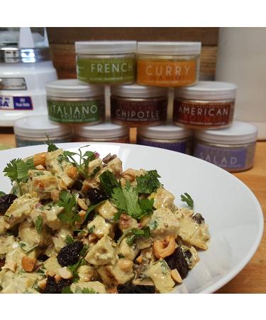 World Seasonings Variety 8 Pack - Greek, Italian, French Fry, Mexican, Chipotle, Curry, Mediterranean, BBQ Dry Rub - Buy Online on GoSupps.com