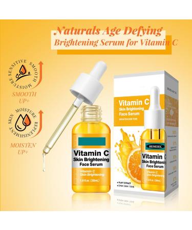 Vitamin C Face Serum Antioxidant Face Serum for Dullness Acne Facial Serum Anti Ageing & Smooth Fine Lines Hyaluronic Acid Serum for Face Firming Face Serum for Wrinkle Promote Skin Elasticity-30ml - Buy Online on GoSupps.com
