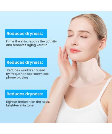 AUSLKA Neck Wrinkle Patches Moisturizing Hydrolyzed Collagen Mask Become Transparent Neck Masks Deep Hydration & Elasticity Boost Neck Lifting Firming Pads for Tightening Skin 5 PCS - Buy Online on GoSupps.com