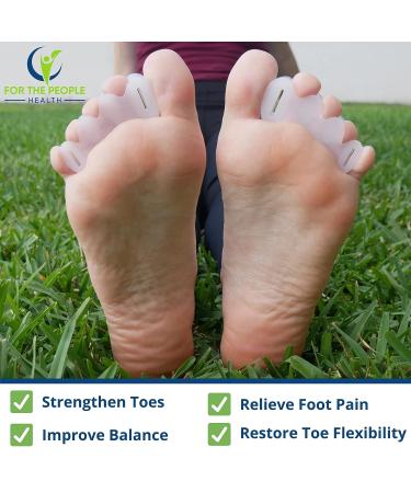 FTP Health Toe Separators - Toe Spacers for Hammertoes, Bunions, Plantar Fasciitis - Size Medium (1 pair) - Buy Online on GoSupps.com