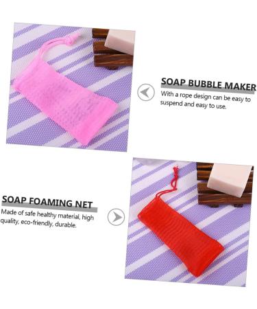 Baluue 6pcs Soap Bag Soap Mesh Pouch Wipe Foam Soap Handmade Soap Mesh Face Wash Mit Fruit Soap Cleaning or - Buy Online on GoSupps.com