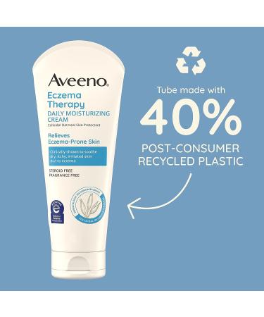 Aveeno Eczema Therapy Daily Moisturizing Cream - 7.3 oz - Colloidal Oatmeal Formula for Dry, Itchy Skin - Steroid-Free & Fragrance-Free - Buy Online on GoSupps.com